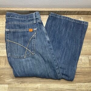 Wrangler 20X FR Flame Resistant Bootcut Denim Jeans Mens 32x34 Blue 33" Inseam